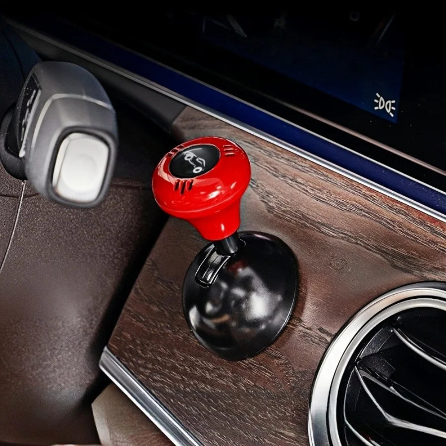 Metal car one key start button cover one key start joystick, engine start/stop control lever decorative accessories