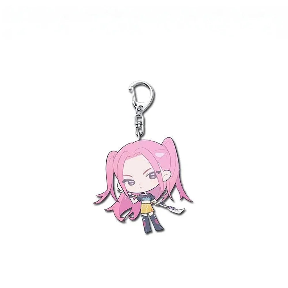 3Pcs Demon Hunters Kpop Rumi Mira Zoey Keychain - YourGiftIdeasUK