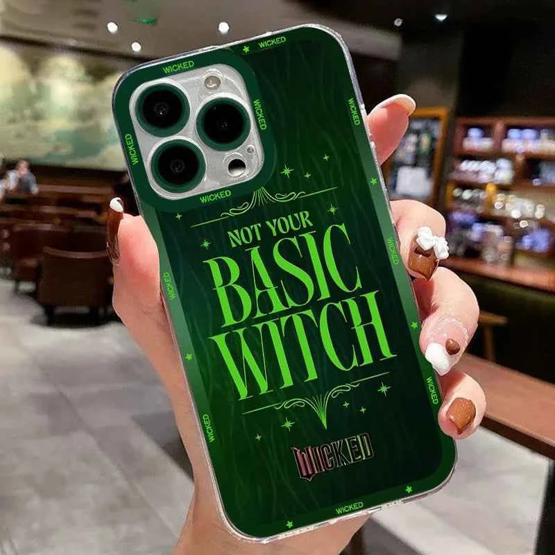 W-Wicked Part One Movie G-Glinda Phone Case For iPhone 16e 16 15 14 13 12 11 Mini Pro Max X XR XSMax 8 Plus Soft TPU Back Cover