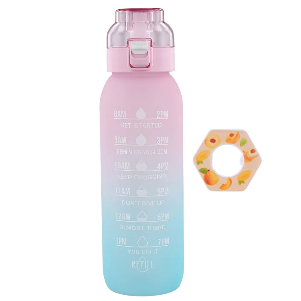 1000ML Fragrance Smelling Water Bottle with 1/7 Flavor Pod Air Water Up Bottle Scented Drinking Cup for Travel Climbing Hiking - YourGiftIdeasUK