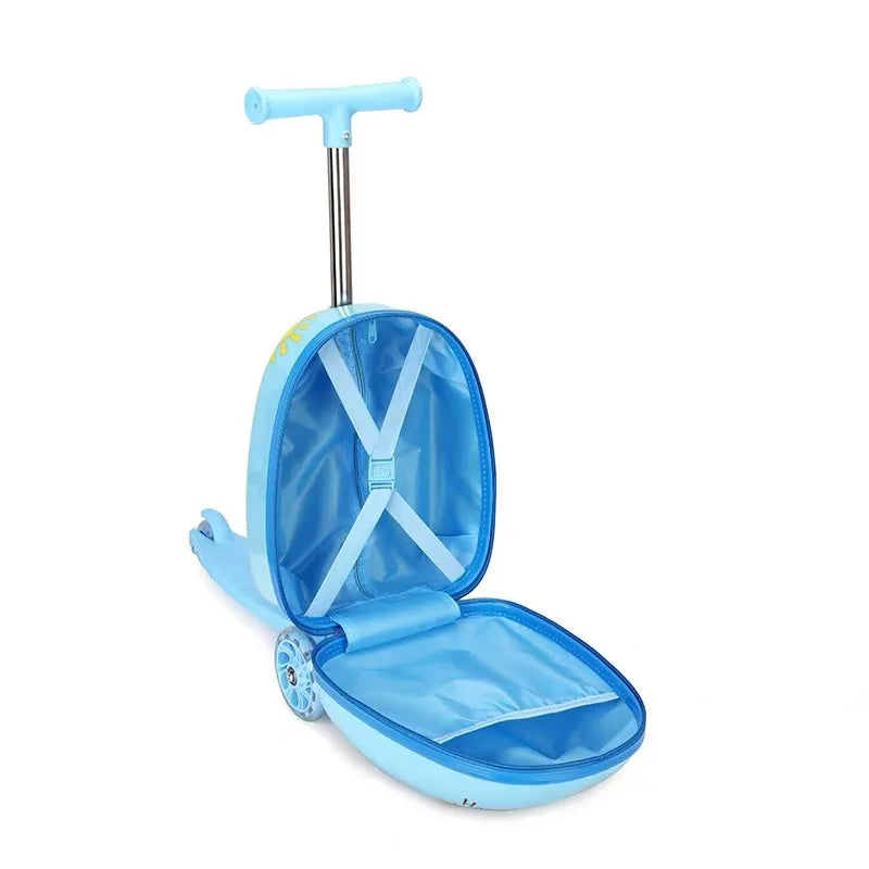 Kids Scooter Suitcase on Wheels - YourGiftIdeasUK