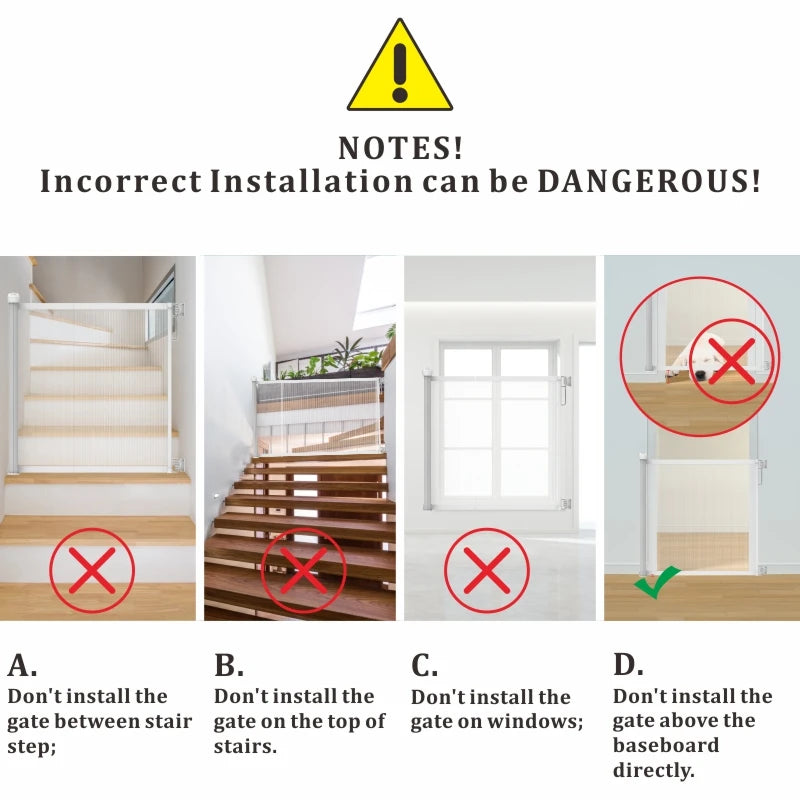 FlexiGuard Retractable Safety Gate - Indoor/Outdoor