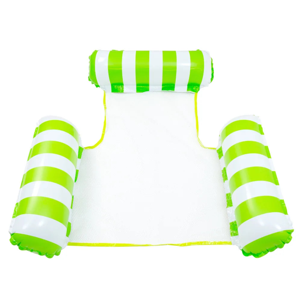 Water hammock recliner inflatable floating Swimming Mattress sea swimming ring Pool Party Toy lounge bed for swimming