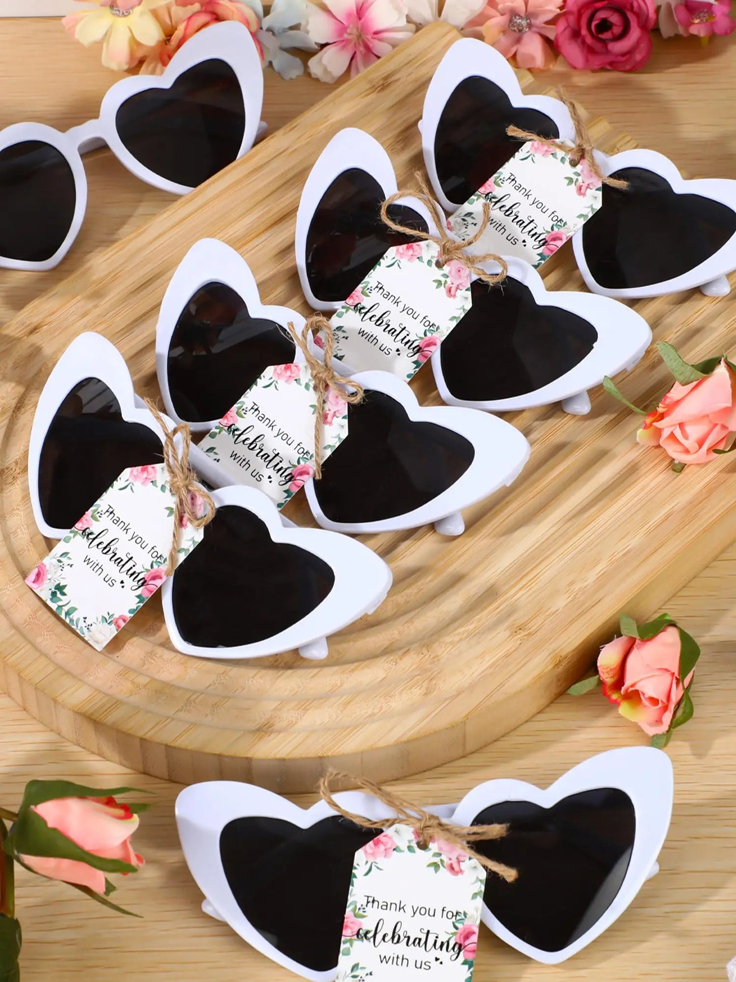 12-100 Pairs Wedding Bodas Heart Sunglasses Bachelorette Bachelor Hen Party Glasses Team Bride Bridesmaids Groomsmen Gifts