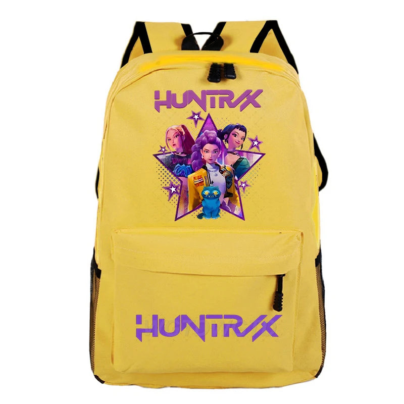 Kpop Demon Hunters Huntrix Backpack Children Teeneger Schoolbags Student Bag Large Capacity Bag Girls Boys Anime Book Bags Gifts