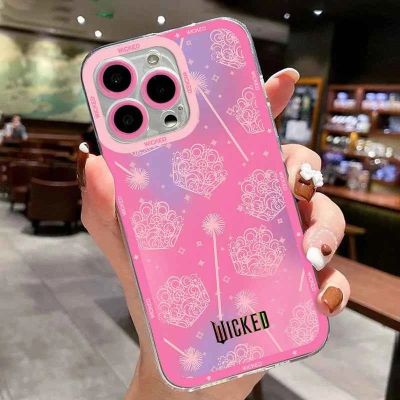 W-Wicked Part One Movie G-Glinda Phone Case For iPhone 16e 16 15 14 13 12 11 Mini Pro Max X XR XSMax 8 Plus Soft TPU Back Cover