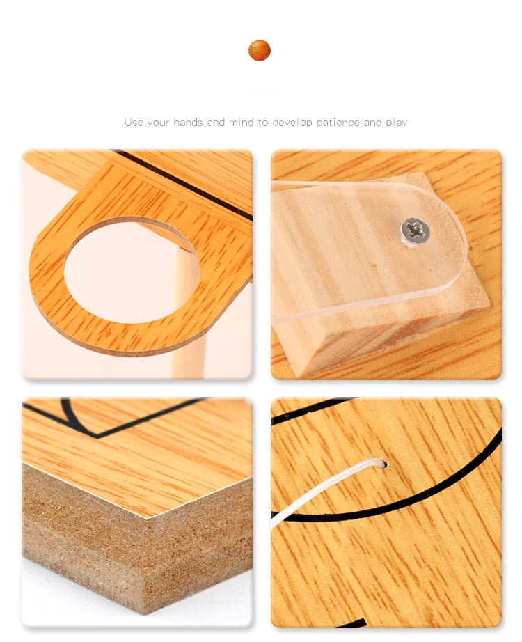 Classic Mini Table Basketball Shooting Board Game Activity Toy Children's Wooden Table Basketball Shooting Game