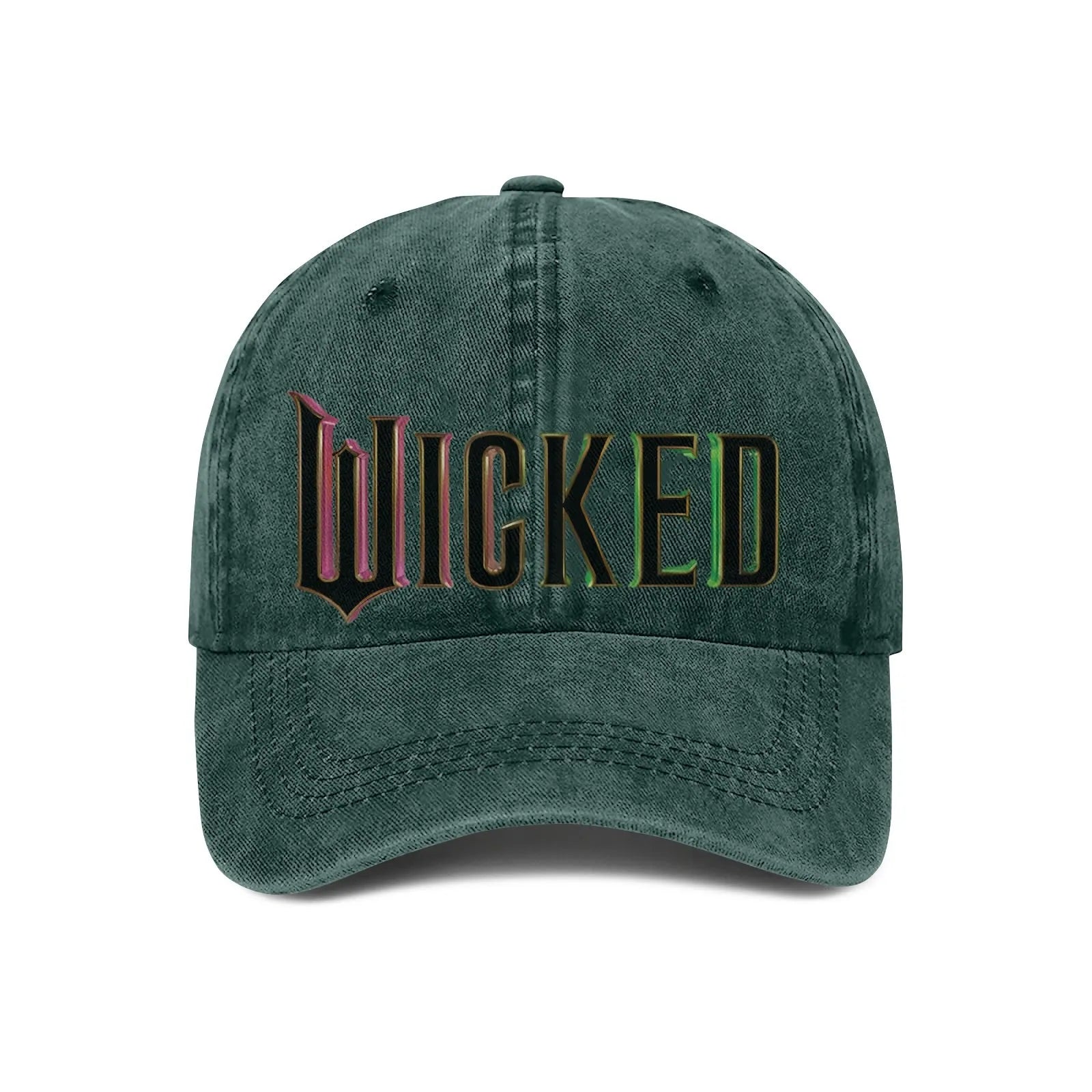 High quality twill cotton Wicked Alphabet Baseball Cap Fashion Men And Women With The Same Bad Witch Adjustable sun hats gorras - YourGiftIdeasUK
