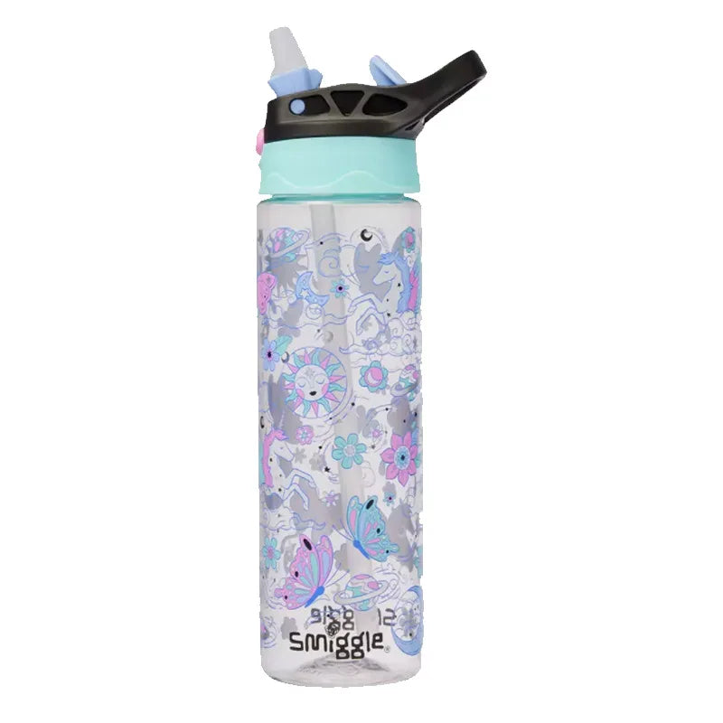 Smiggle Aussie Straw Bottle - Large Capacity