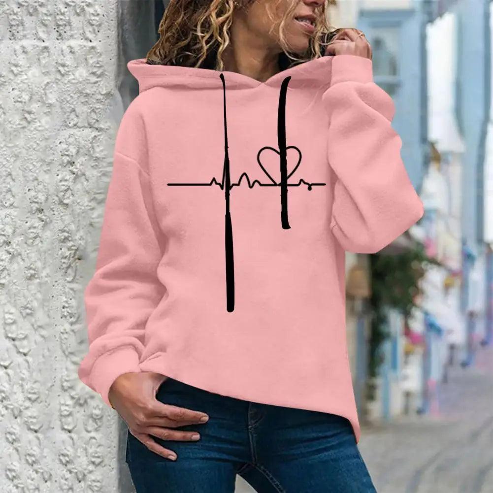 Winter Hoodie Drawstring Sweatshirt Keep Warm Plush Women Winter Hoodie Women Winter Hoodie Female Clothes - Your Gift Ideas