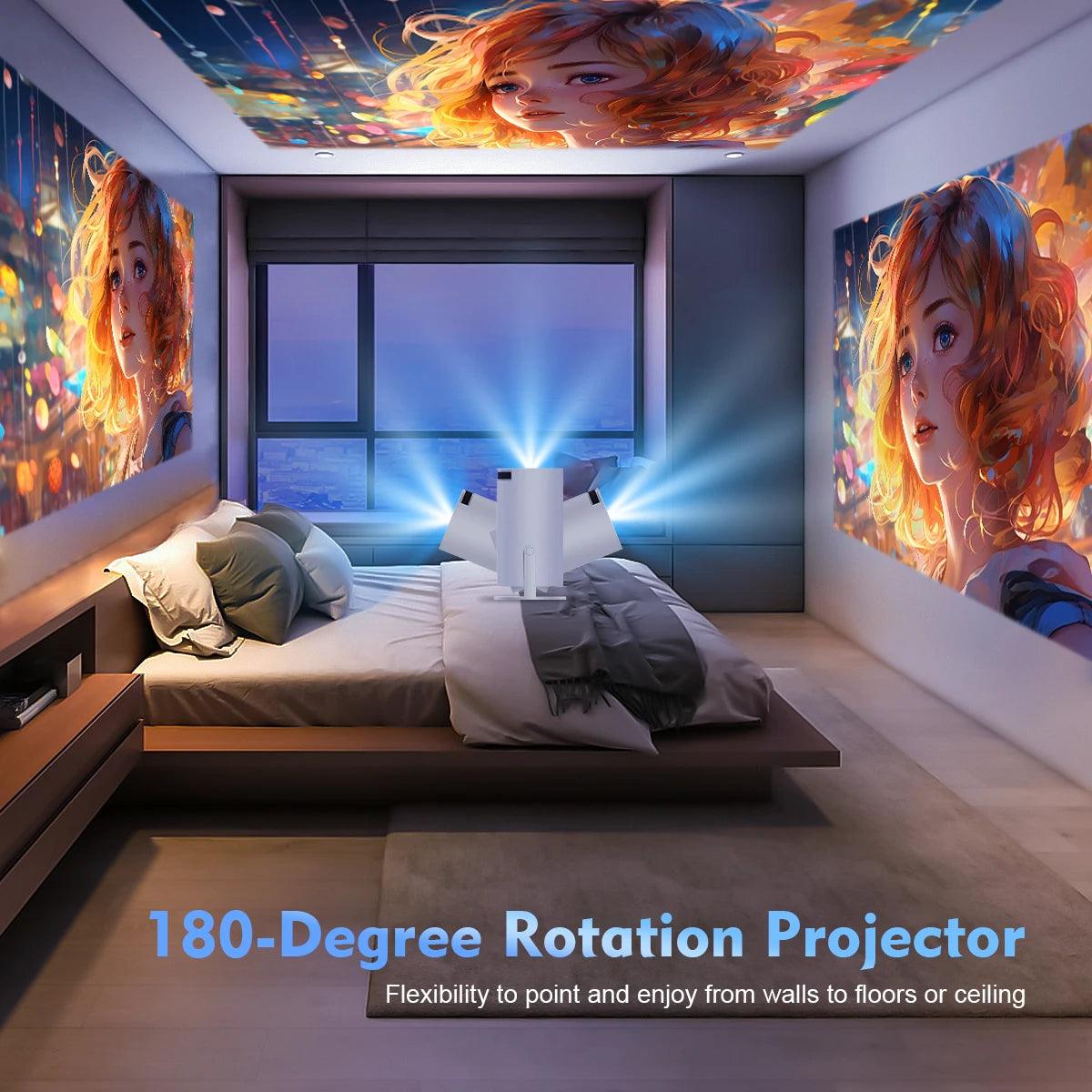 Magcubic Projector HY300 Pro 4K Android 11 Dual Wifi6 260ANSI Allwinner H713 BT5.0 1080P 1280*720P Home Cinema Outdoor Projetor - Your Gift Ideas