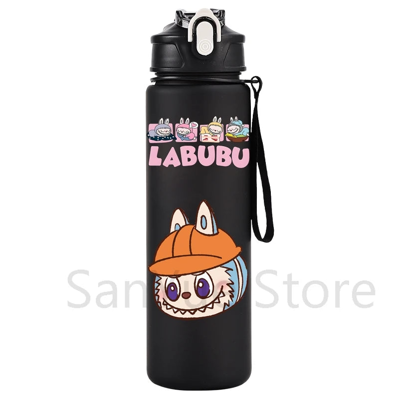 750Ml Cartoon Printed Large Capacity Water Bottle Teenger Student Drinking Portable Cartoon Outdoor Sport Water Cup Kid Gift
