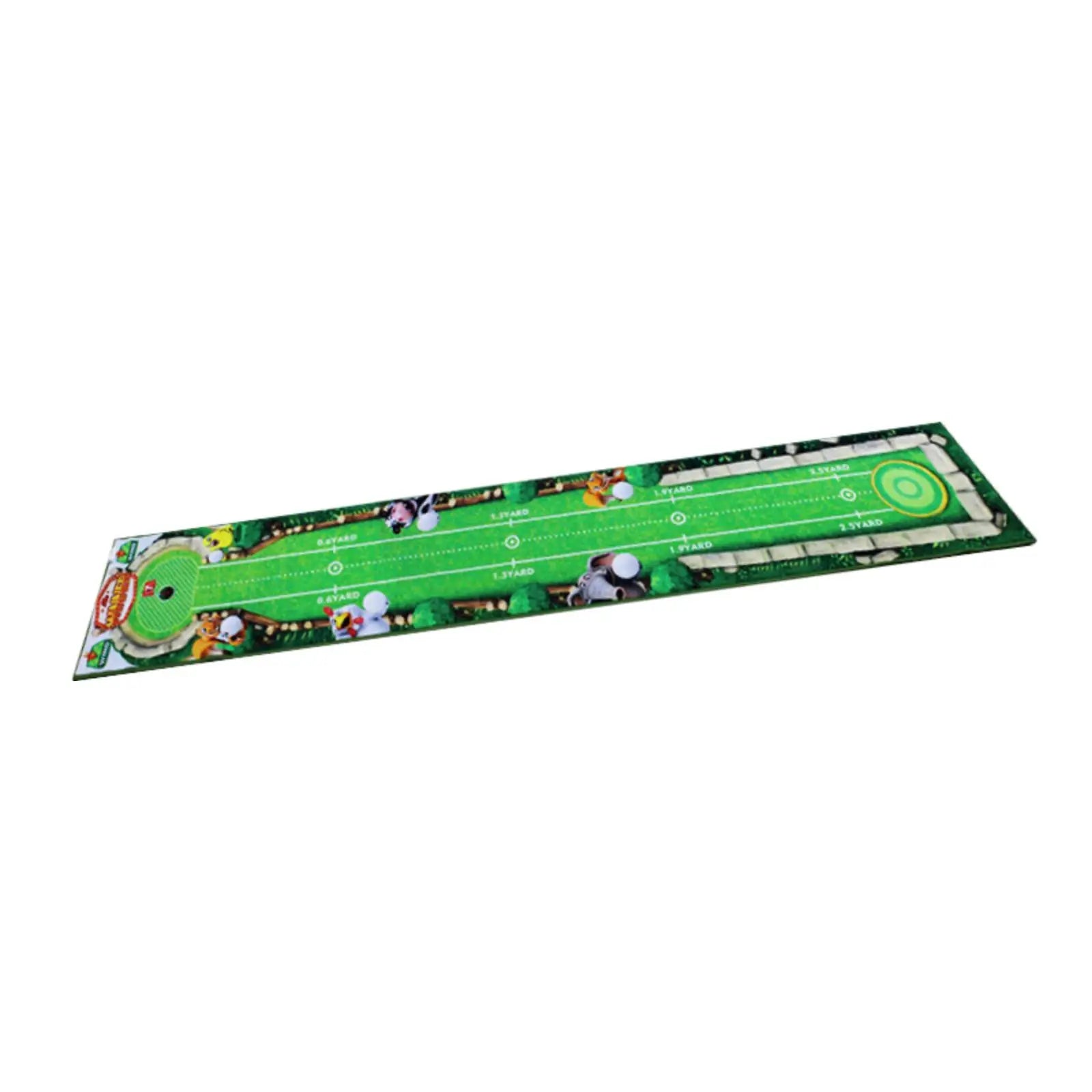 Golf Putting Mat Gift for Golfer Golfing Accessory Lightweight Portable Improve Putting Accuracy Training Aid for Park Lawn Home