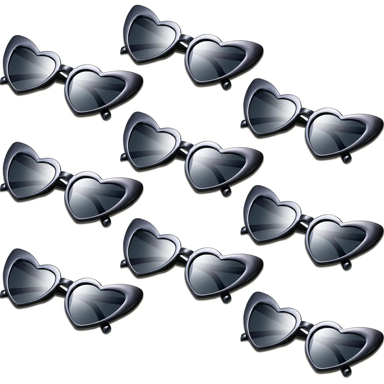 12-100 Pairs Wedding Bodas Heart Sunglasses Bachelorette Bachelor Hen Party Glasses Team Bride Bridesmaids Groomsmen Gifts