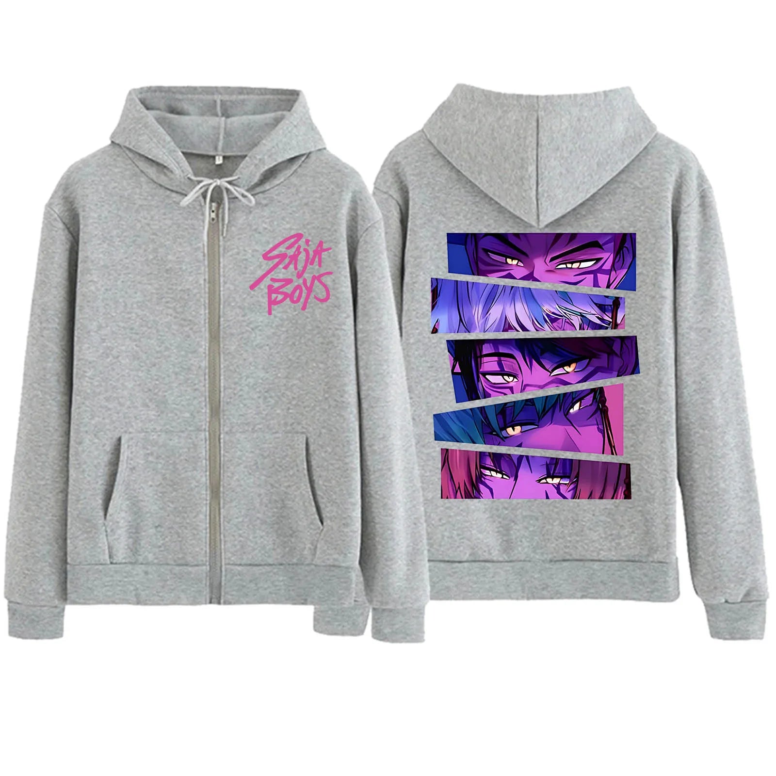 Kpop Demon Hunter Saja Boys Hoodie Harajuku Hip Hop Pullover Y2k Clothes
