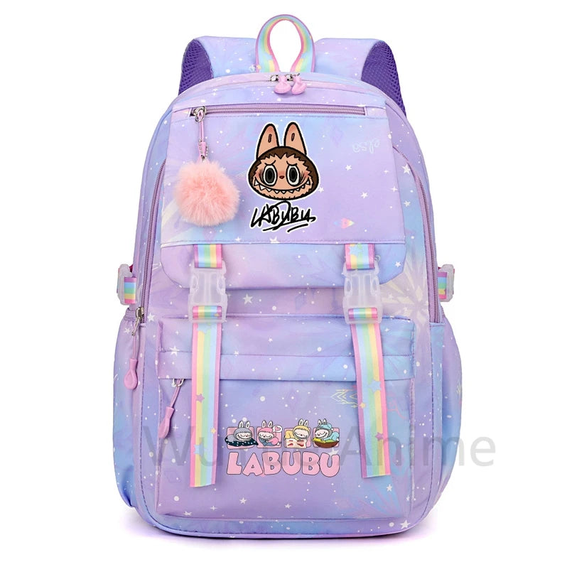 Anime Cute Printed Backpack Teenger Student Kid Girl Boy Schoolbag Bookbag Women Large Capacity Waterproof Schoolbag Travel Bag