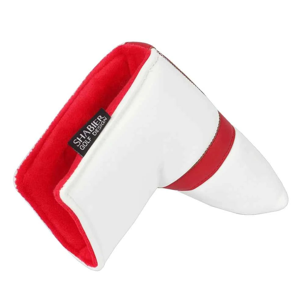 UK Union Jack Series Design PU Leather Applique Embroidered Strong Magnetic Closure Golf Blade Putter Head Cover