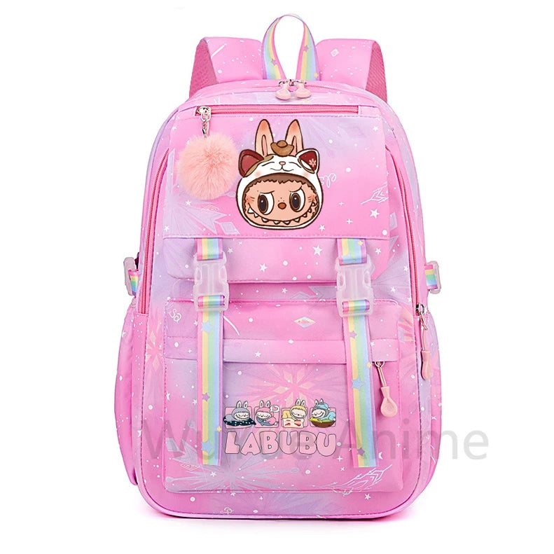 Anime Cute Printed Backpack Teenger Student Kid Girl Boy Schoolbag Bookbag Women Large Capacity Waterproof Schoolbag Travel Bag