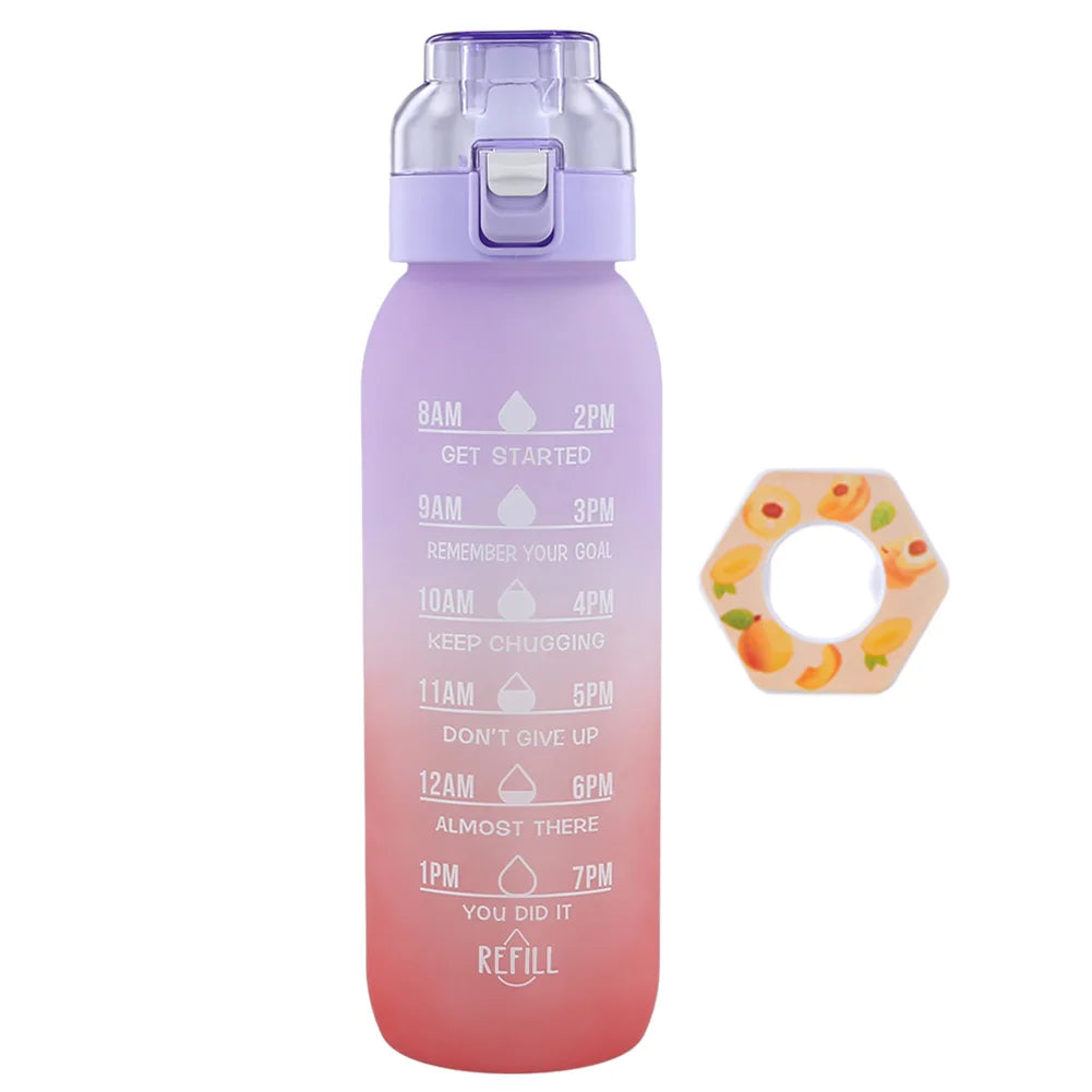1000ML Fragrance Smelling Water Bottle with 1/7 Flavor Pod Air Water Up Bottle Scented Drinking Cup for Travel Climbing Hiking - YourGiftIdeasUK