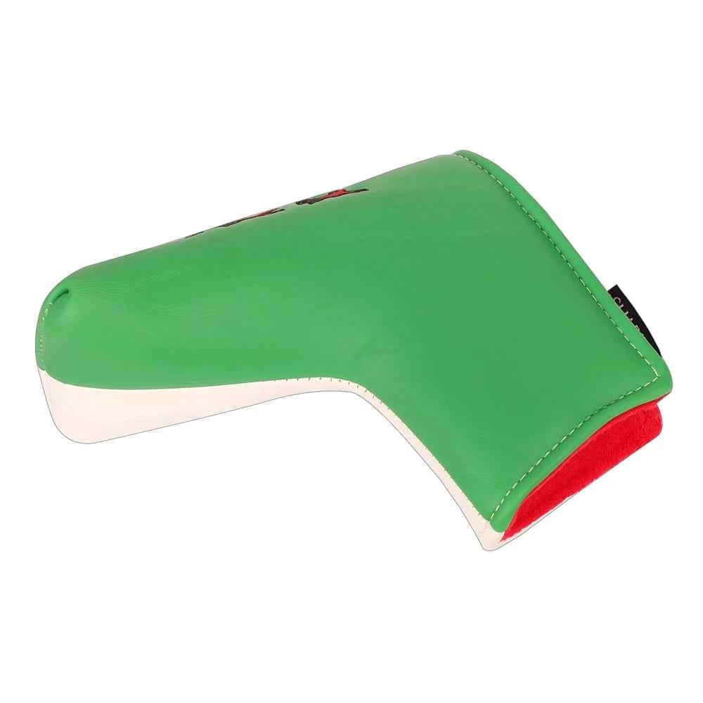 UK Union Jack Series Design PU Leather Applique Embroidered Strong Magnetic Closure Golf Blade Putter Head Cover