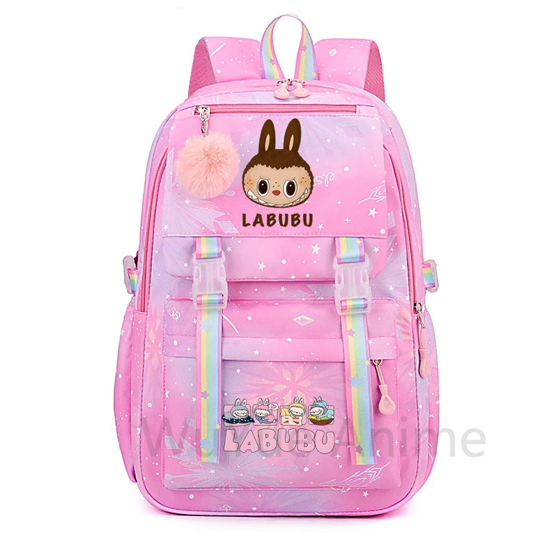 Anime Cute Printed Backpack Teenger Student Kid Girl Boy Schoolbag Bookbag Women Large Capacity Waterproof Schoolbag Travel Bag