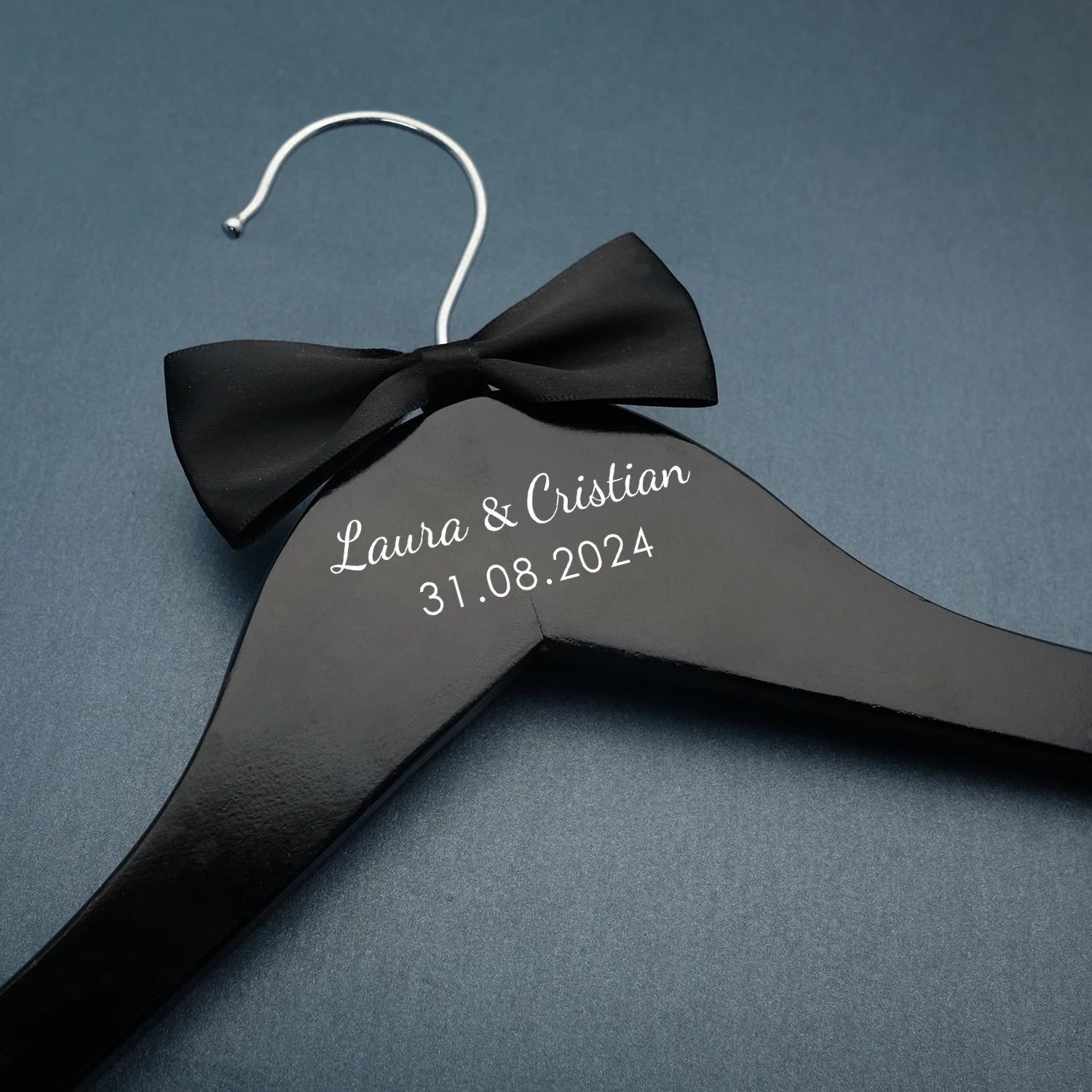 Personalized Wedding Hanger: Bride & Groom Keepsake