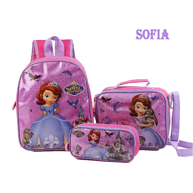 Frozen Fun: 3-Piece Kids School Bag Set