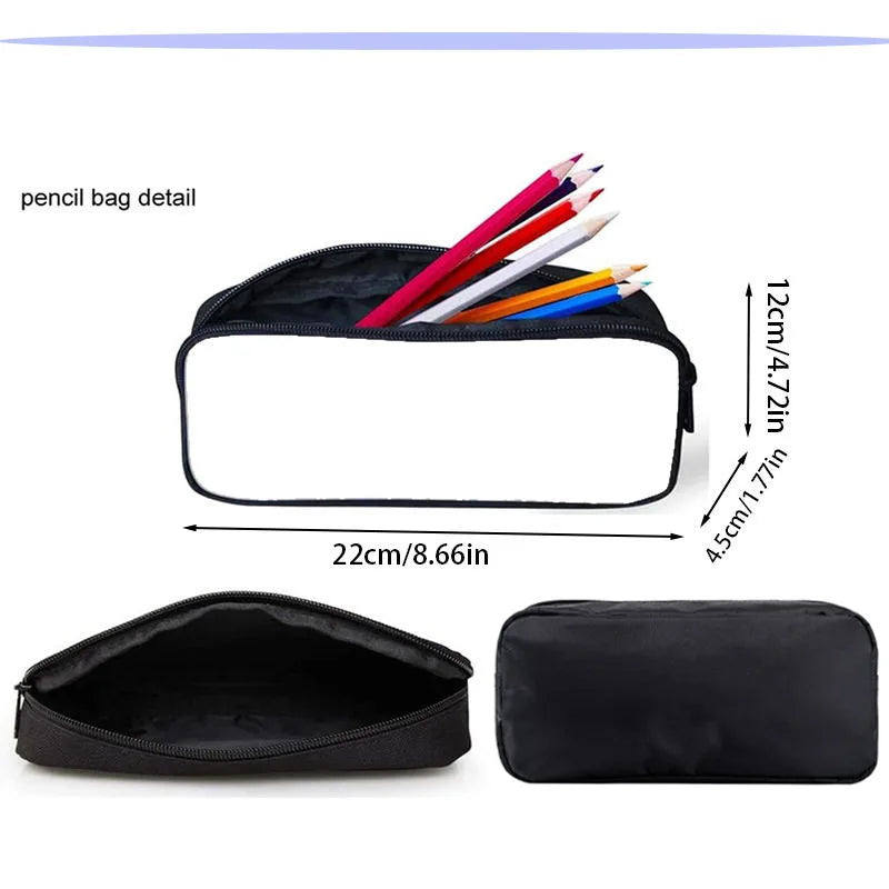 Anime Movie KPop Demon Hunters Backpack Mira Lumi Zoe Cosplay School Students Schoolbag Boys Girls Anime Pencil Bag Lunch Bag