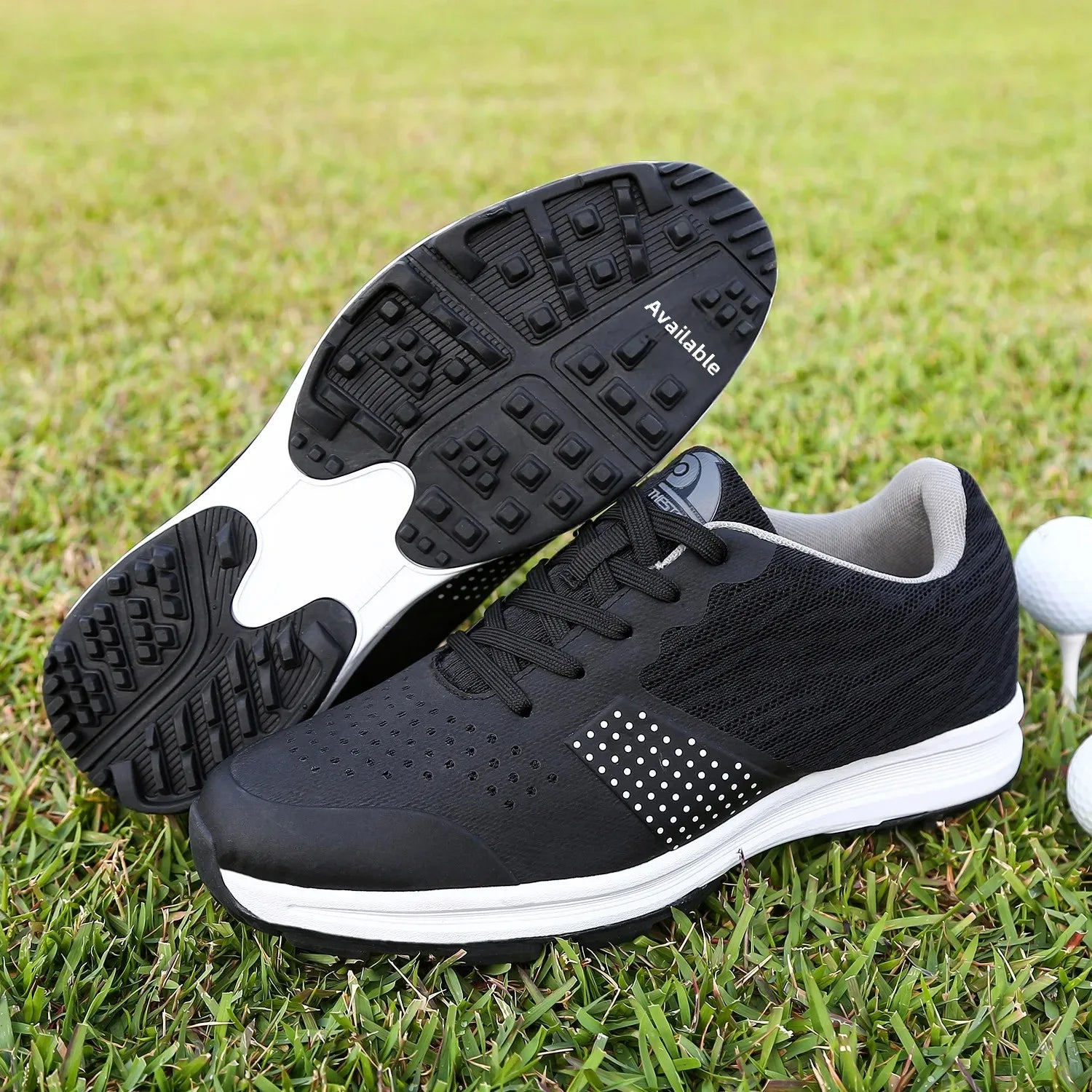 Waterproof Golf Training Shoes for Men Large Size Cross-Border THESTRON Golf Ball Shoes Anti-Slip Rubber Surface