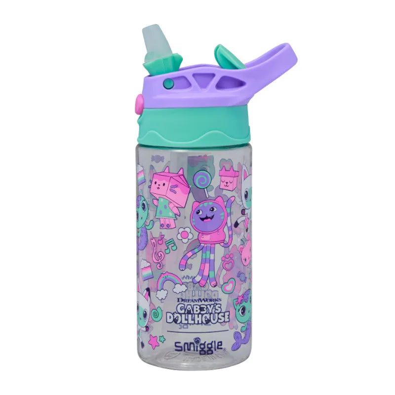 Smiggle Aussie Straw Bottle - Large Capacity