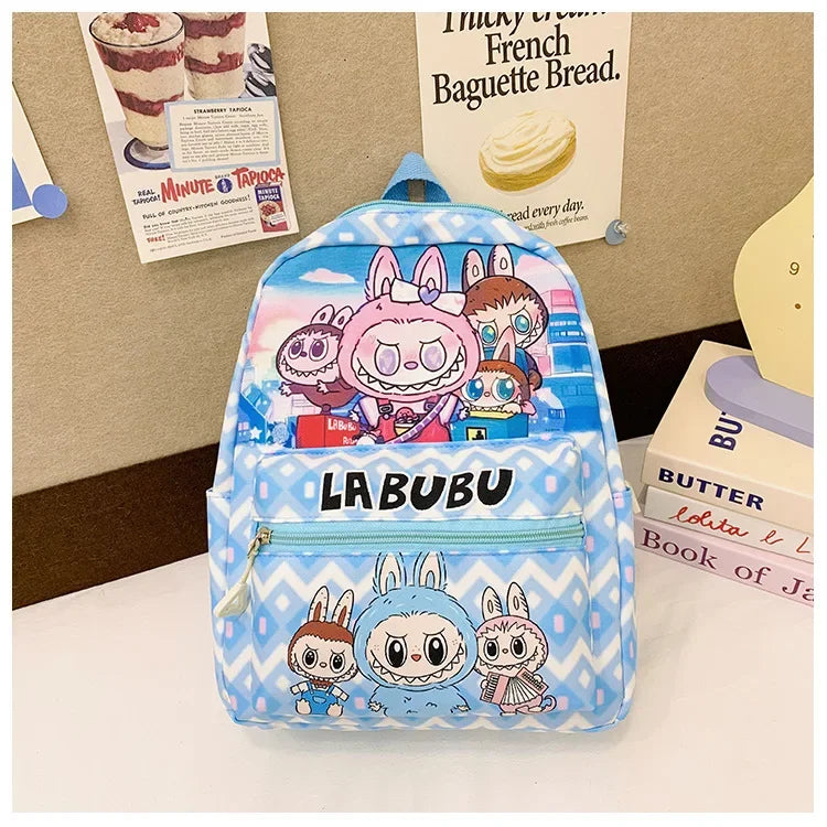 New Large Capacity Children's Backpack Lovely Primary School Student Bag Kindergarten Double Shoulder Bag Bubble Mart Bag