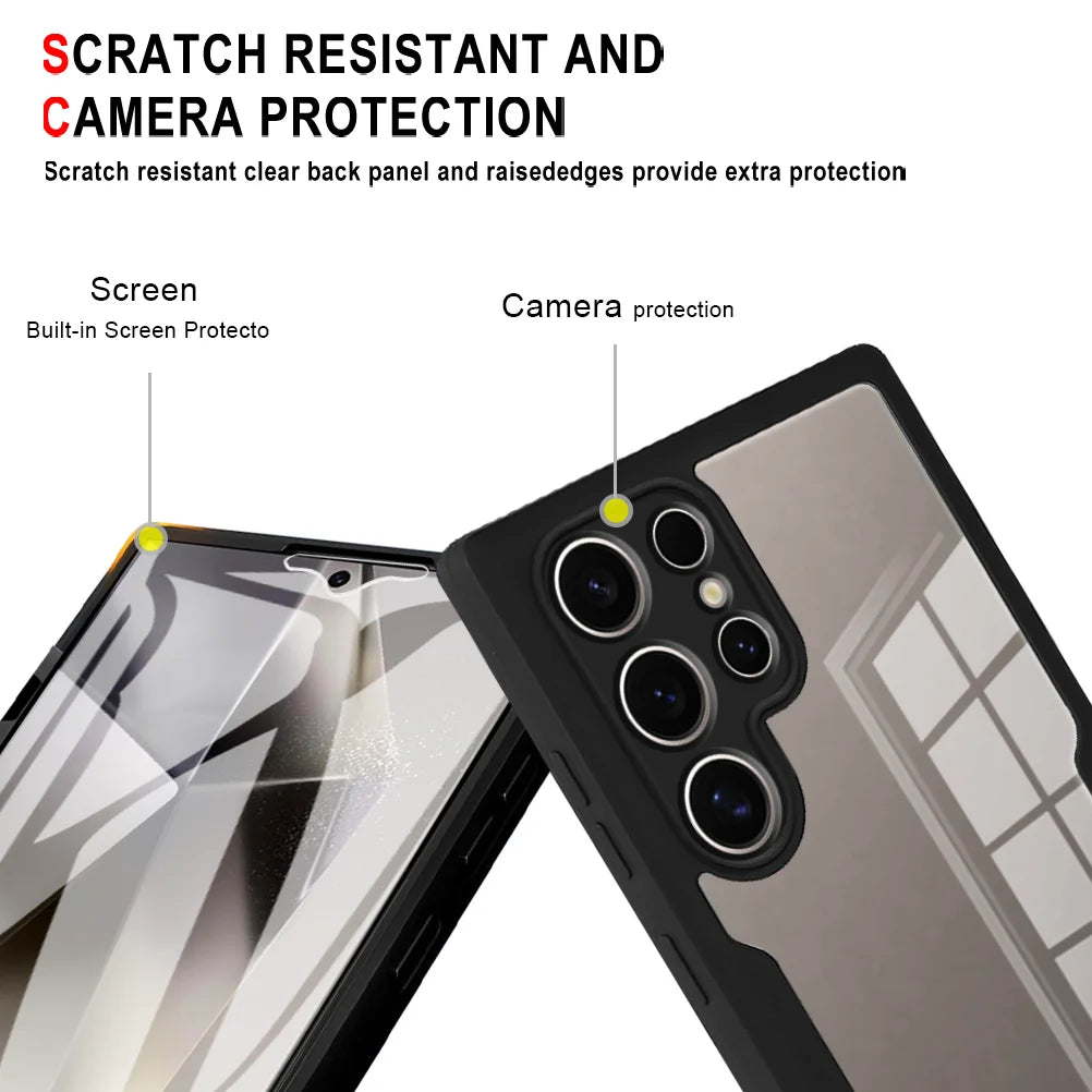 360 SlimFit Clear Case for Samsung Galaxy S21-S24