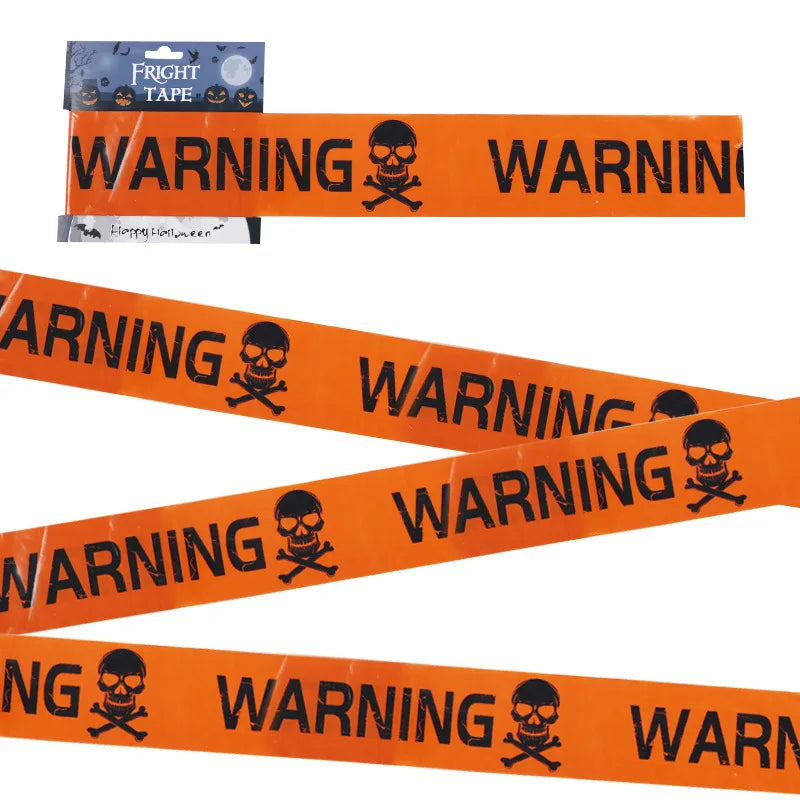 NEW 1PC Halloween Props Window Prop Warning line - YourGiftIdeasUK