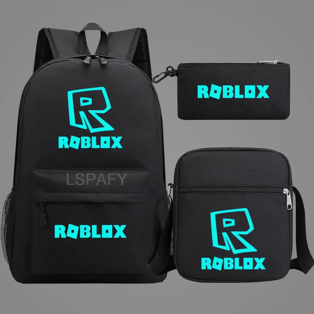 Luminous Cartoon Backpack Set for Kids & Adults
