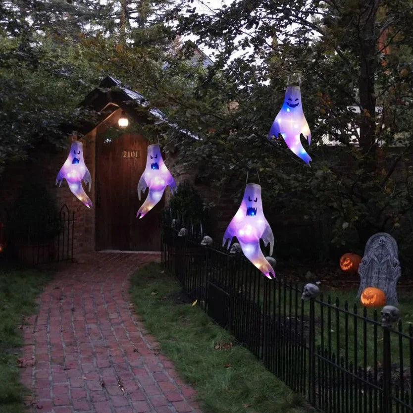 Hanging Ghost Halloween LED Luminous Ghost - YourGiftIdeasUK