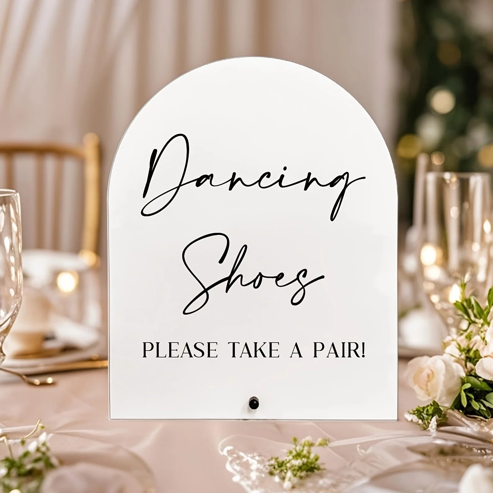 【Flat】Classic dance shoes acrylic sign, wedding, desktop, multi-purpose, 2D flat