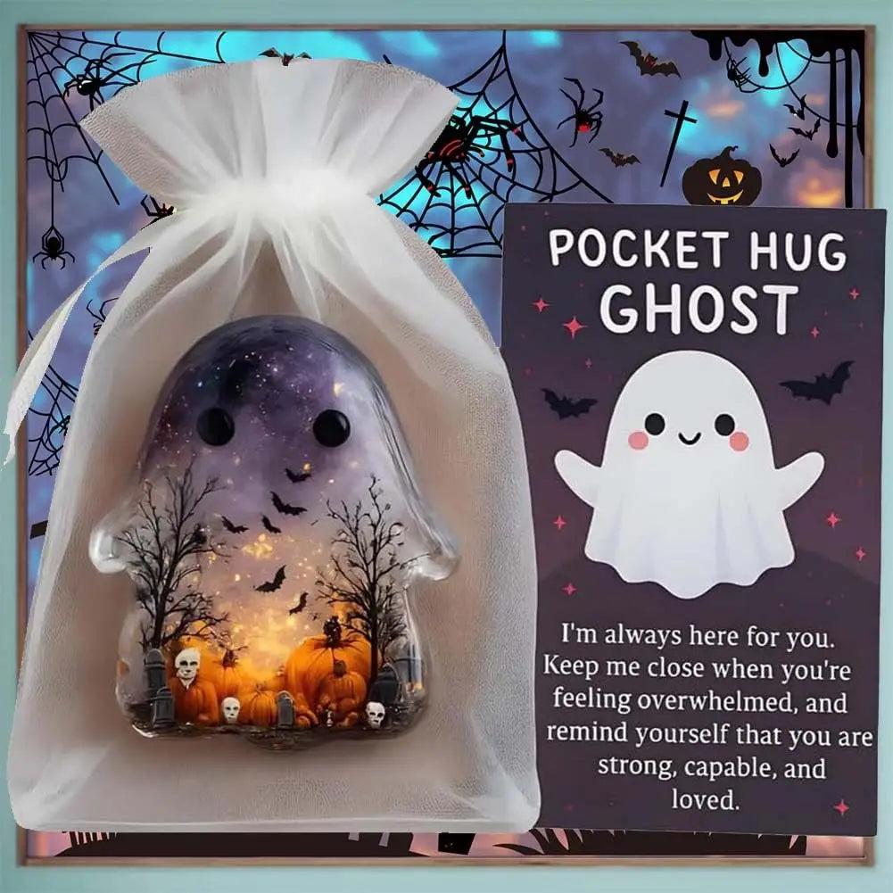 Halloween Resin Mini Ghosts Statue - YourGiftIdeasUK