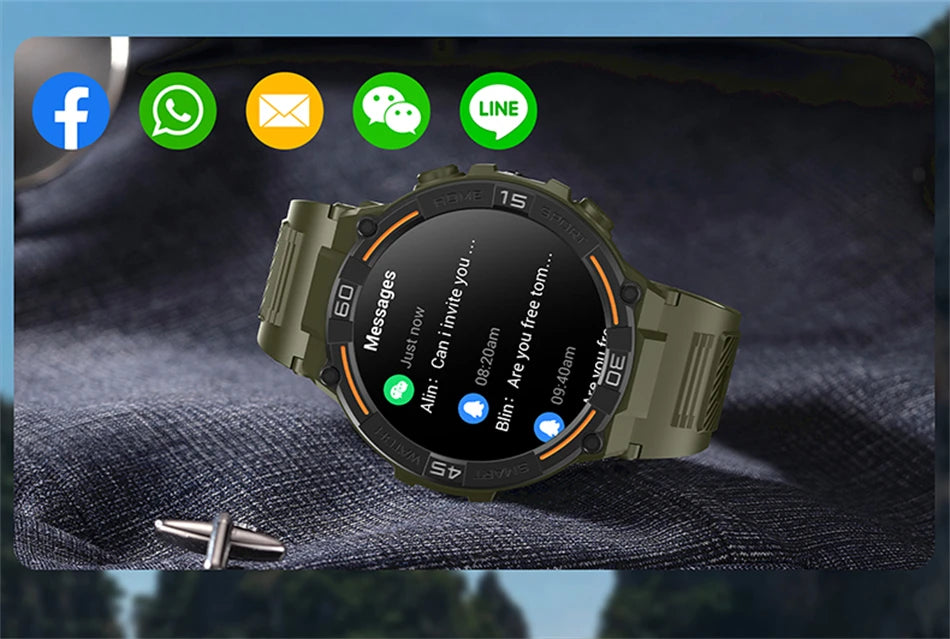 Smartwatch Military Men - YourGiftIdeasUK