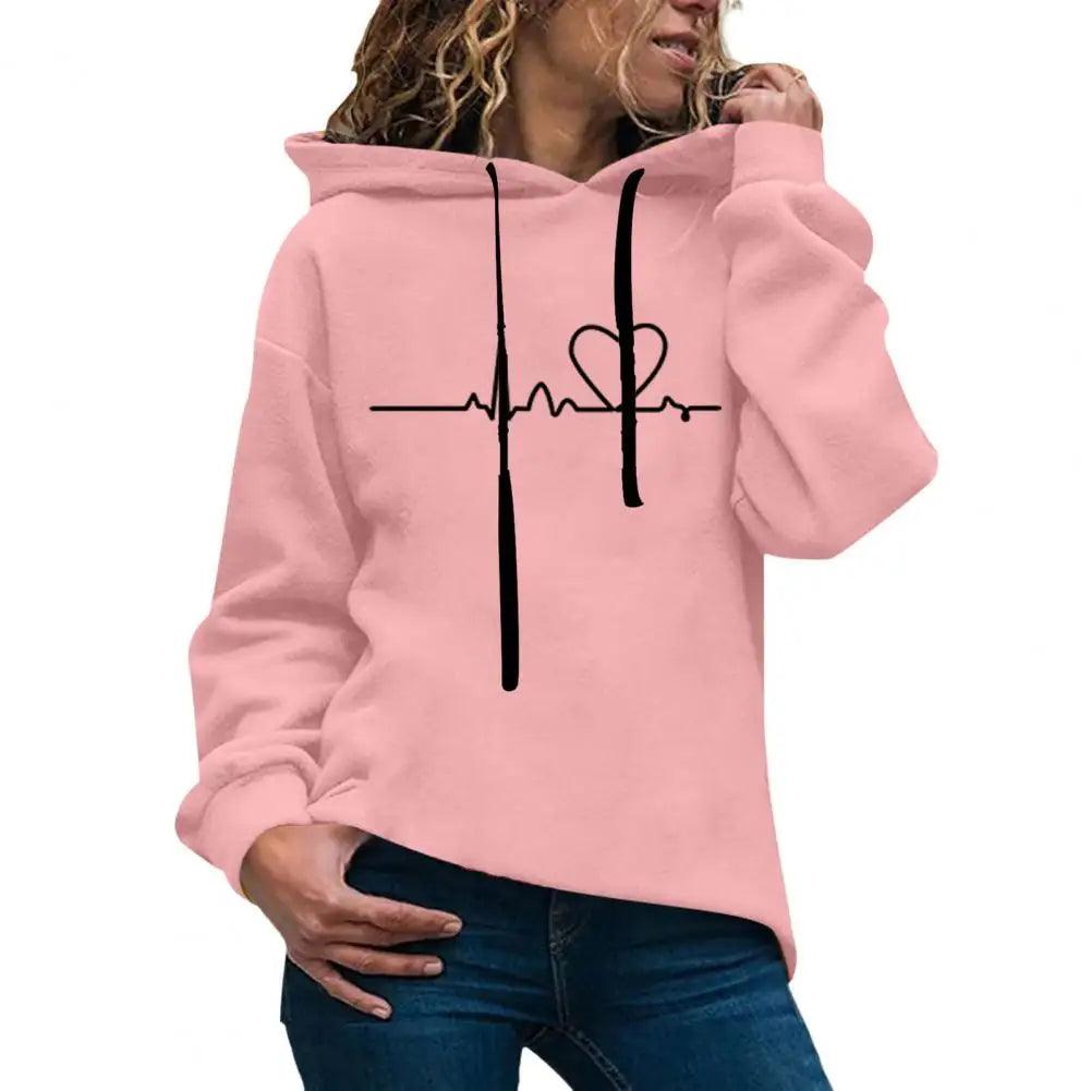 Winter Hoodie Drawstring Sweatshirt Keep Warm Plush Women Winter Hoodie Women Winter Hoodie Female Clothes - Your Gift Ideas
