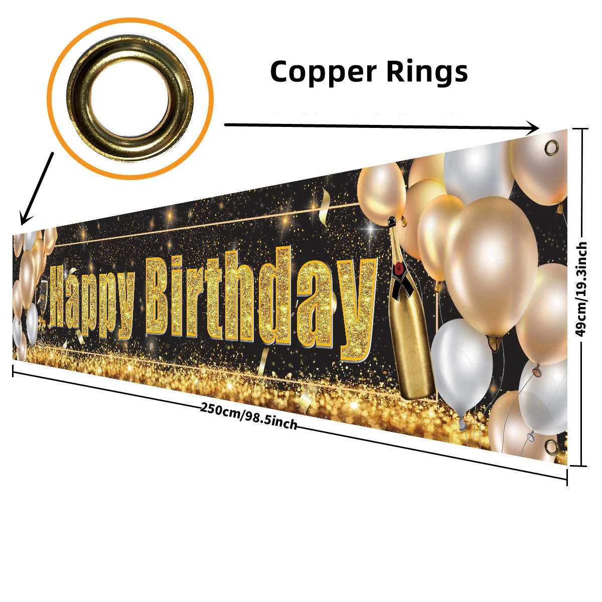 Happy Halloween Banner 250cm Long - YourGiftIdeasUK