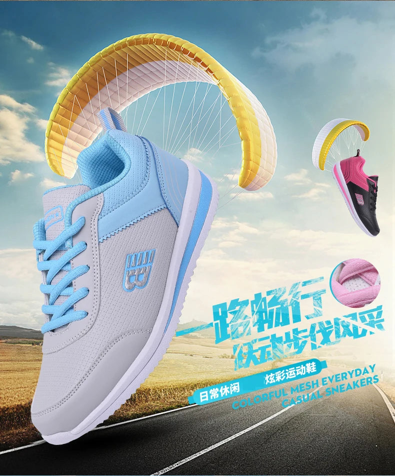Women's Comfortable Golf Shoes, White Gray Girls' Outdoor Running Shoes, Women's Classic Casual Walking Shoes