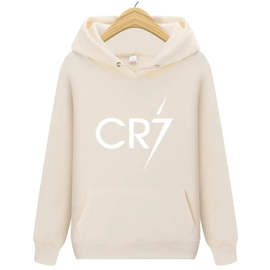 Cristiano Ronaldo Hoodie CR7 Print Streetwear Football Star Men Women Fashion Sweatshirts Hoodies Tops Pullovers Streetwear