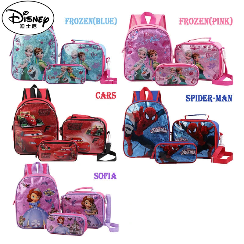 Frozen Fun: 3-Piece Kids School Bag Set