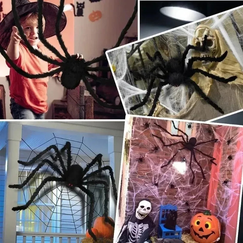 Halloween Big Plush Spider Horror Halloween Decoration - YourGiftIdeasUK