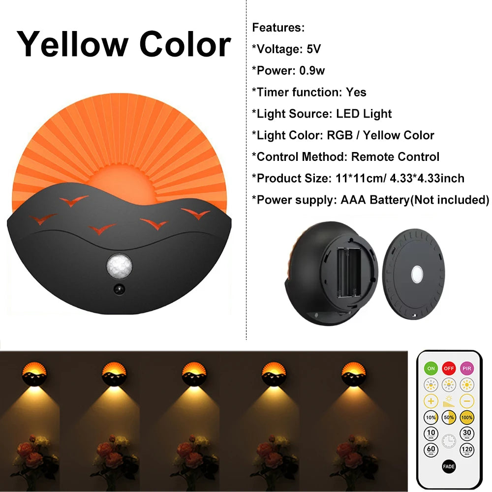 17 Models Remote Control Wall Light - Your Gift Ideas