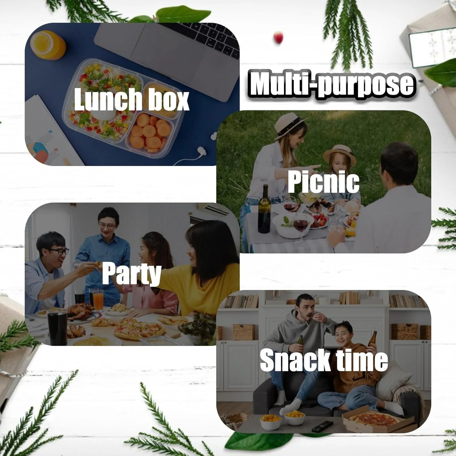 Double Dip Snack Container