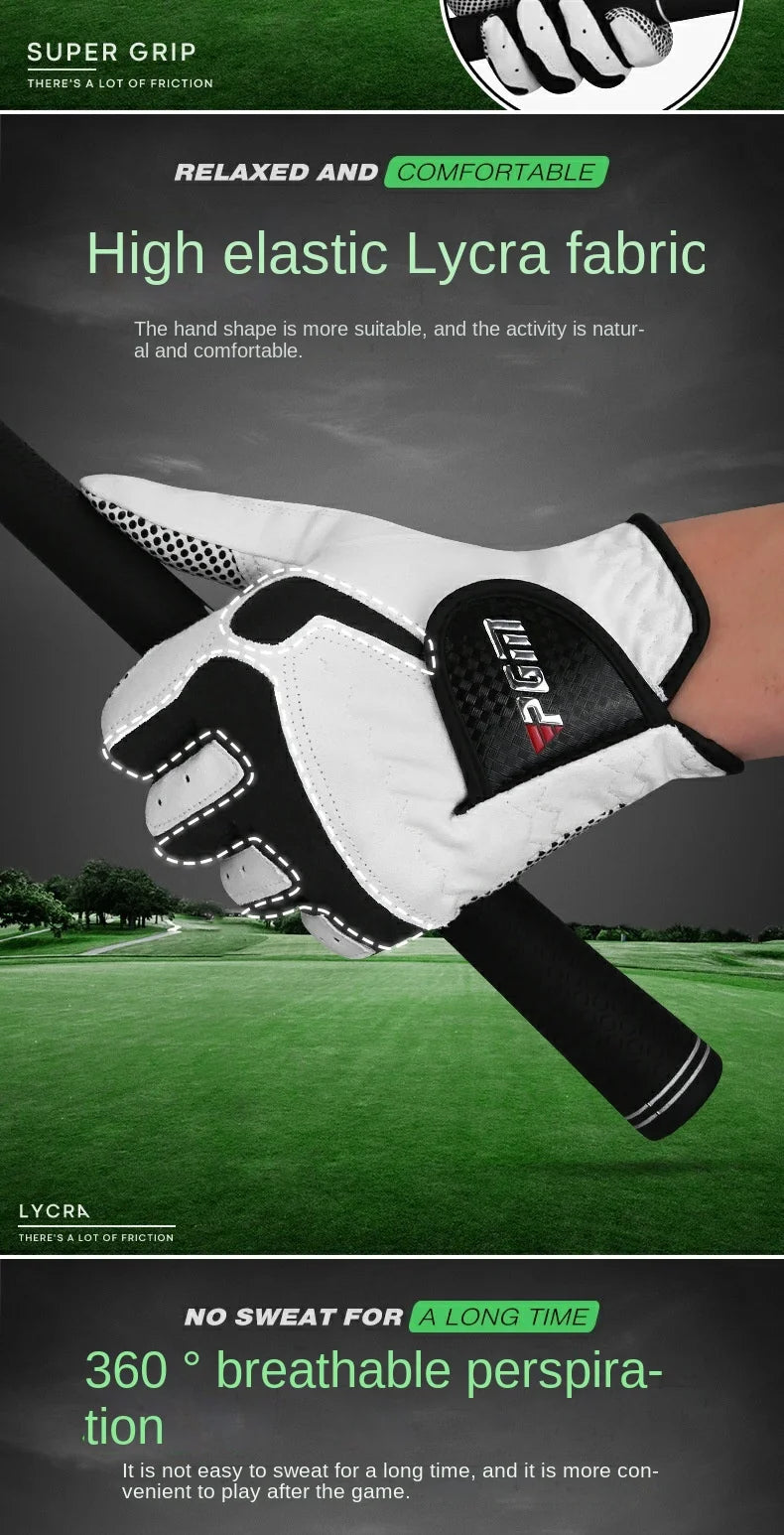 MicroFiber ProGlove: Breathable, Non-Slip, Perfect for Golf