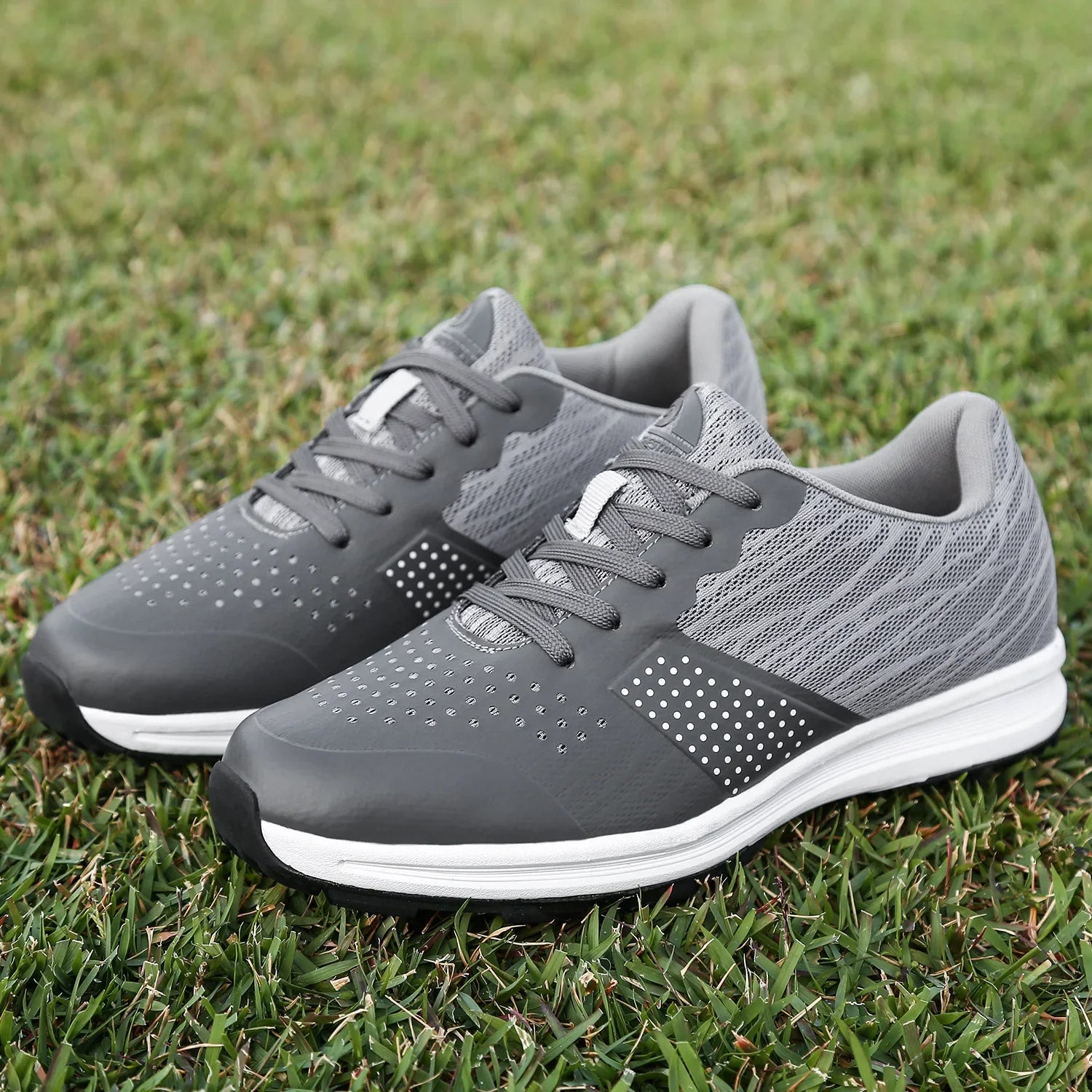 Waterproof Golf Training Shoes for Men Large Size Cross-Border THESTRON Golf Ball Shoes Anti-Slip Rubber Surface