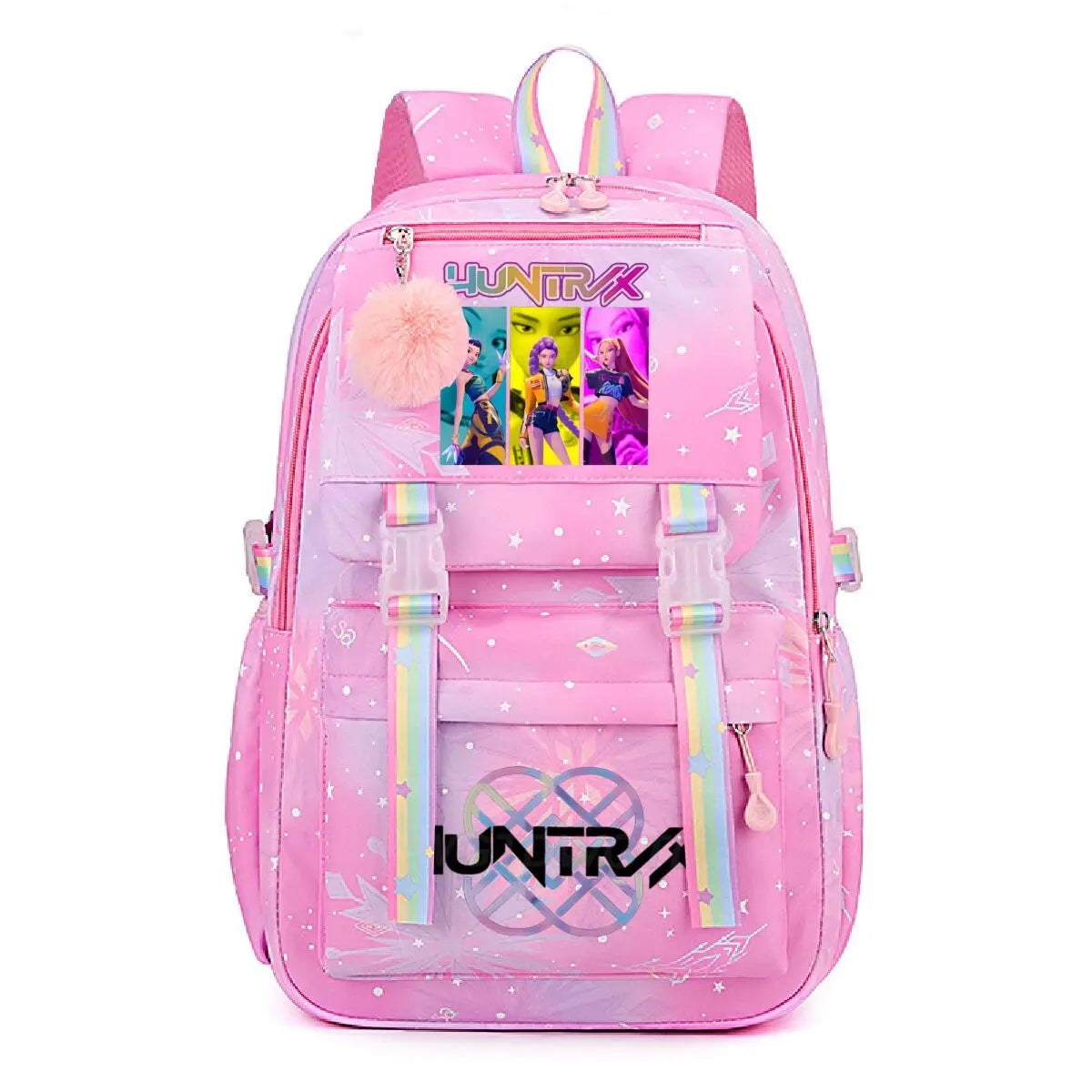 Kpop Demon Hunters Huntrix Graphic Schoolbags Cute Cartoon Children Teeneger School Backpack Kpop Demon Hunters Bags Gifts