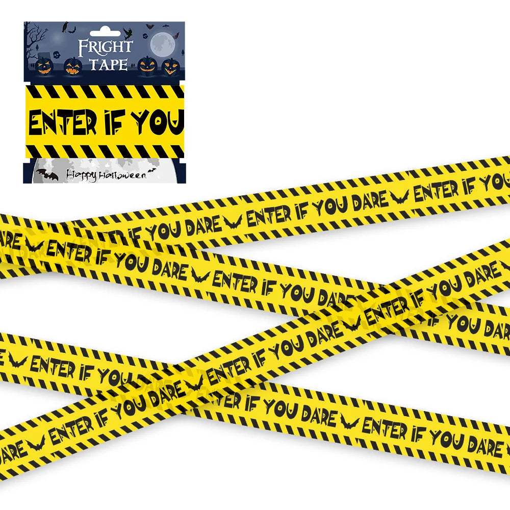 NEW 1PC Halloween Props Window Prop Warning line - YourGiftIdeasUK